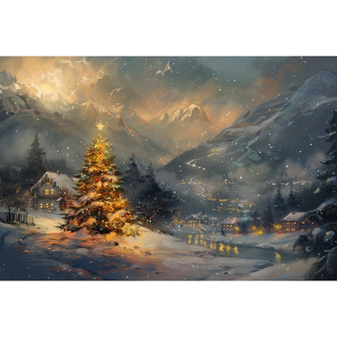 Christmas Landscape Canvas